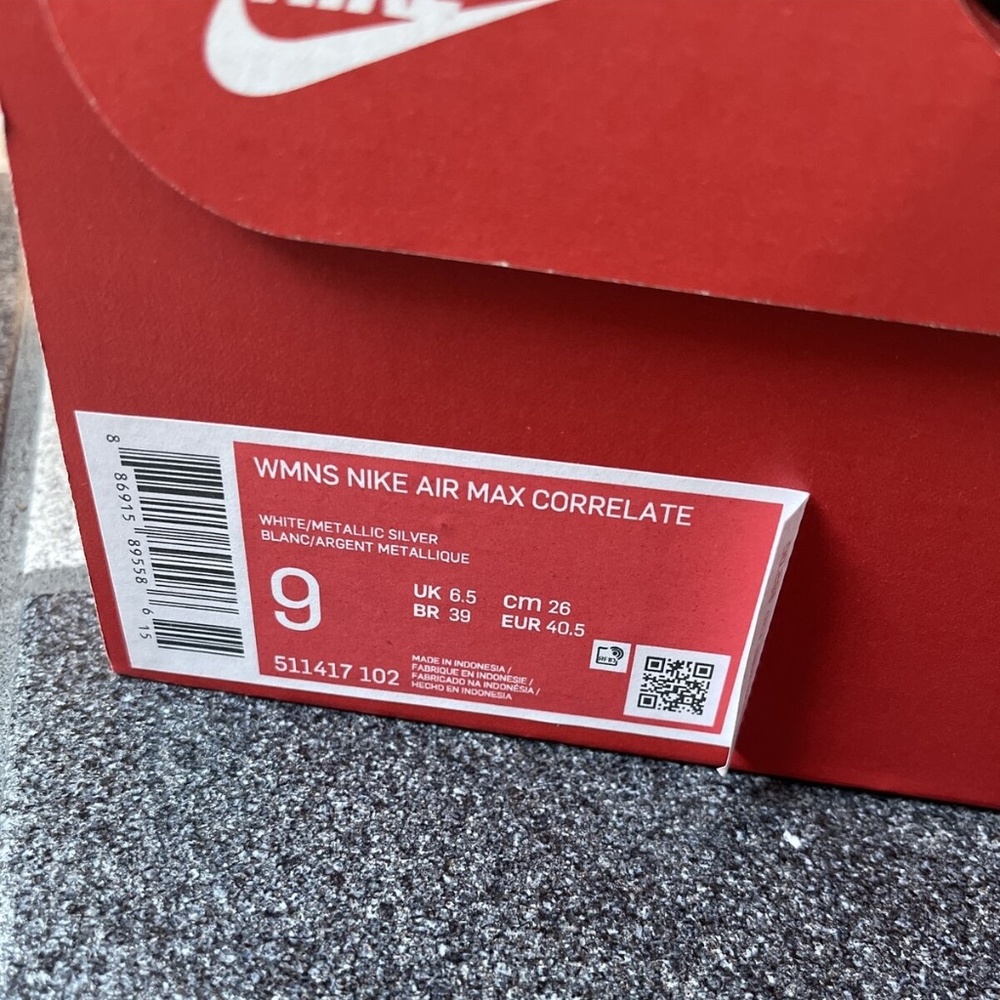 Women’s Nike Air Max Correlate Grey Fuchsia White 511417 102 - Picture 6 of 7